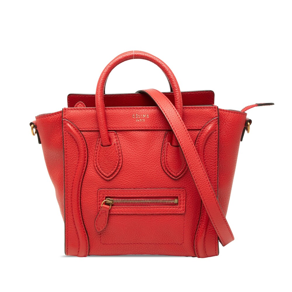 Celine Nano Leather Luggage Tote Pre- #362333C95B